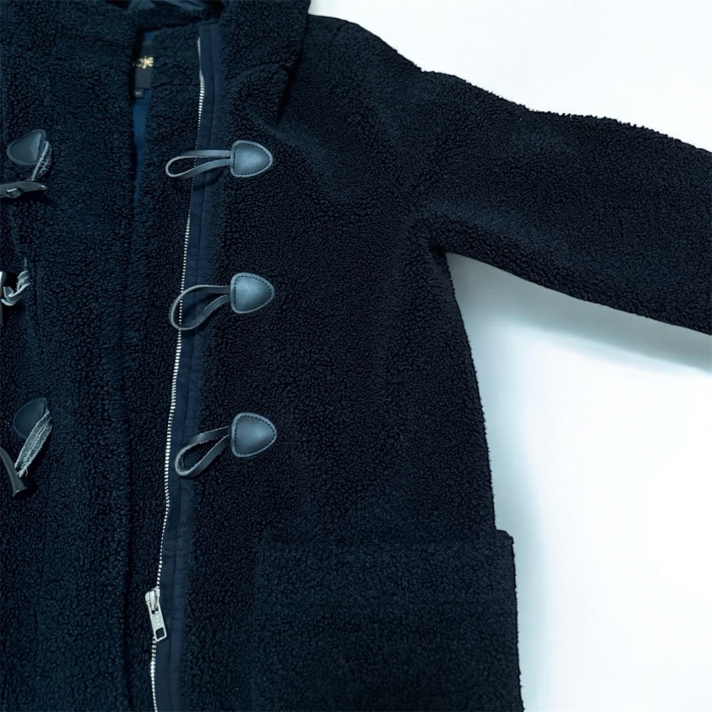 Maje Deep Navy Toggle Coat Women - Picture 3 of 6